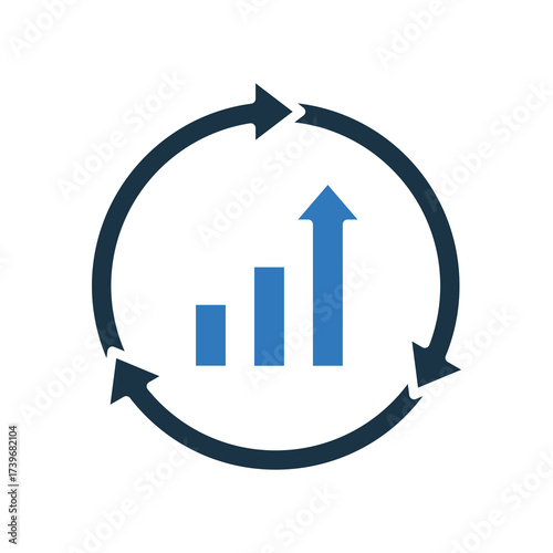 Continuous Improvement mixed color icon