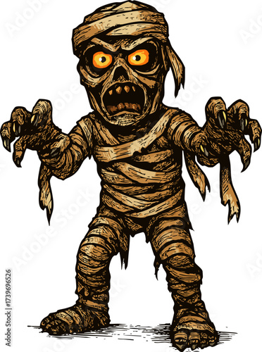 Halloween mummy
