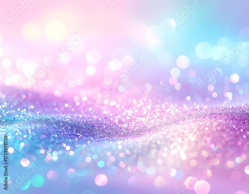 ゆめかわいいラメの背景。Generated AI