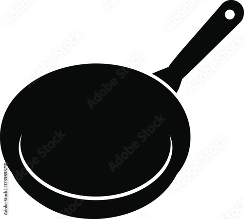 frying pan isolated on white background