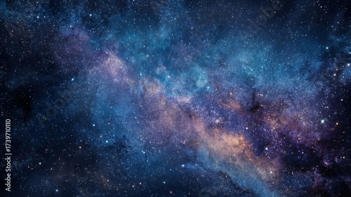 Vast night sky filled with countless twinkling stars over a serene landscape, showcasing the beauty and mystery of the cosmos