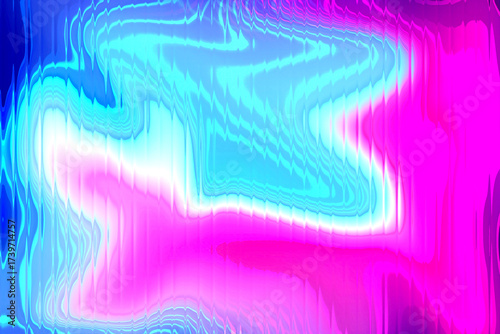 Glass grainy blurred neon gradient background abstract neon fluid wave background with vibrant pink and blue colors