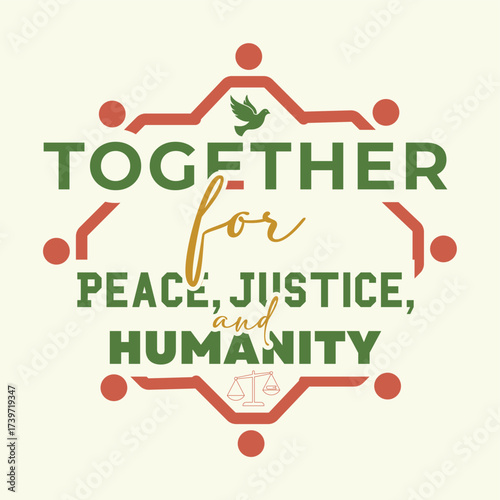 ai17594958767_Together We Rise, A Call for Peace, Justice, and Humanity T-shirt Design.eps