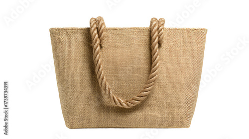 brown paper shopping bag mockup 3d render icon in cartoon plastic style minimal isolated on transparent white background