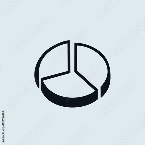 Minimalist vector briefcase icon symbolizing a vacant job in an empty corporate interior, a professional portfolio symbol with nobody around