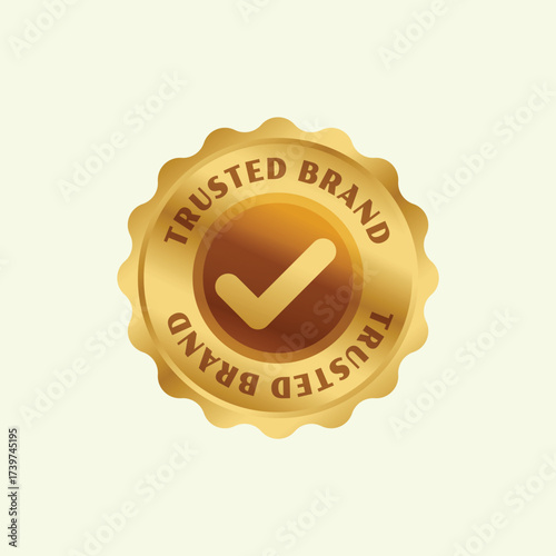 certified most trusted brand golden badge