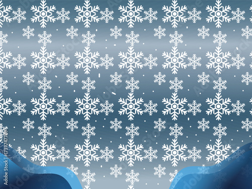 Winter Background Snowfall Scene Cold Frosty Holiday Landscape