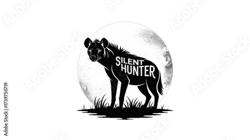 hyena in transparent background