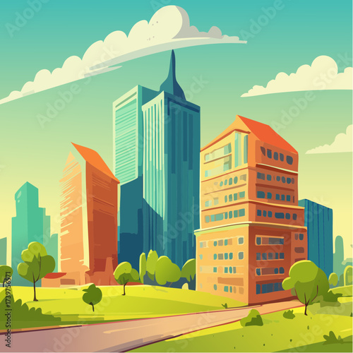 Real estate property with sustainable features