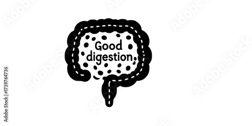 Good digestion icon in editable flat vector 