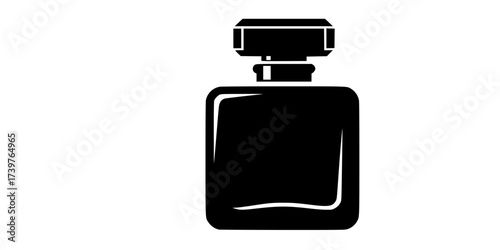Perfume icon in flat style