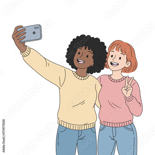 To take a selfie