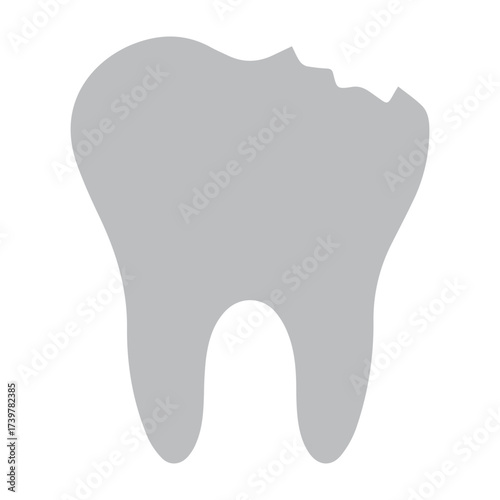 Broken Tooth Icon