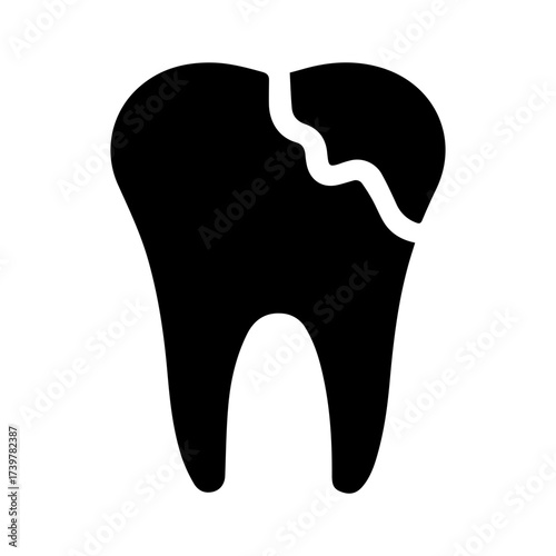 Broken tooth icon