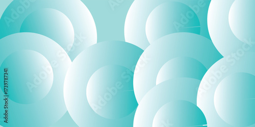 Abstract background with turquoise metaball shapes. Morphing organic azure blobs. Vector 3d illustration. Abstract 3d background. Liquid blue shapes. Banner or sign design