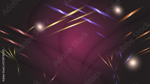 geometric futuristic purple background