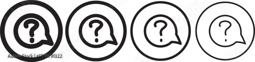Interrogation icon . design, inquiry symbol, asking, problem, doubt, confusion