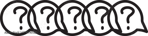 Interrogation icon . design, inquiry symbol, asking, problem, doubt, confusion