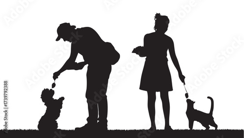 Silhouette of long grass along the bottom edge of a blank space