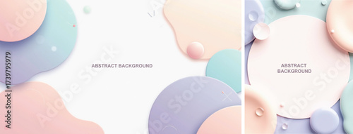 Abstract background with waves shape. for poster, flyer, sosial media template