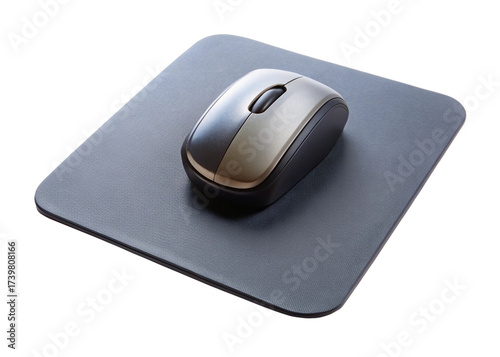 Mousepad isolated on white background