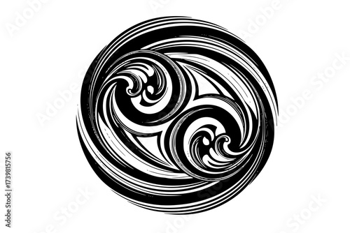 Vector Abstract Symmetry: Duality in Yin-Yang Style Wave	
