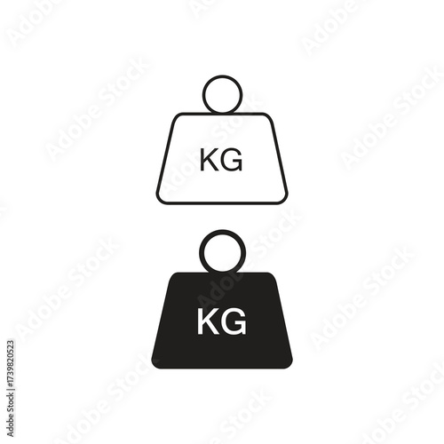 Weight Scale Icon ? Trendy Flat Vector for Web, App and UI Design..eps