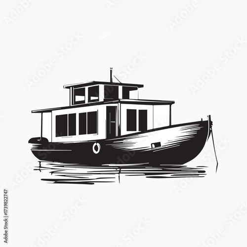 boat on the river