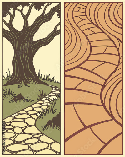 This covers abstract, nature, wood, stone, texture, background, design — the main searchable terms for better visibility.