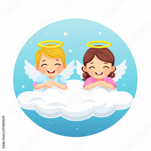 Entspannt auf einer Wolke