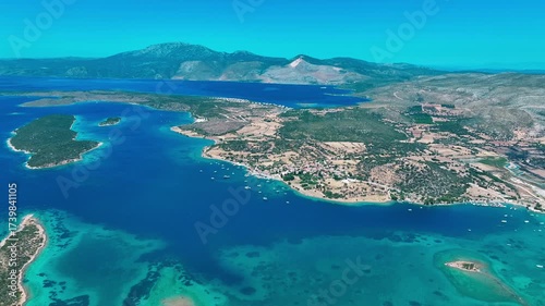 Deserted island in the Aegean sea - Izmir Cesme Island