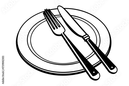 vector illustration of a set of tools