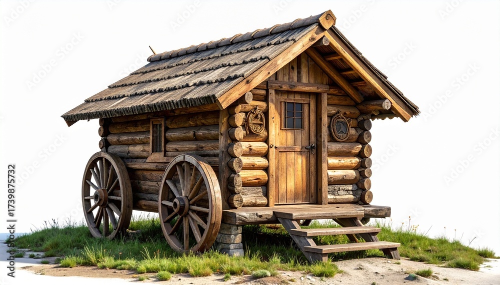 Obraz premium old wooden house