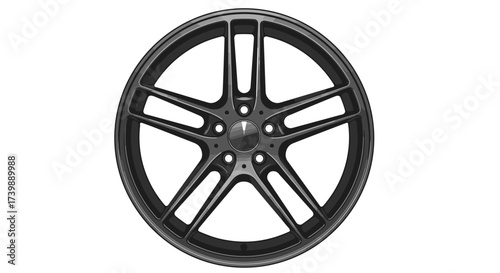 car wheel isolated on white star
