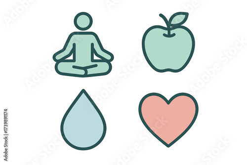 Essential elements of a healthy lifestyle: meditation, nutrition, hydration, and heart health