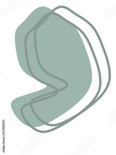 Aesthetic Minimalist Abstract Shape
