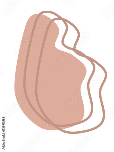 Aesthetic Minimalist Abstract Shape