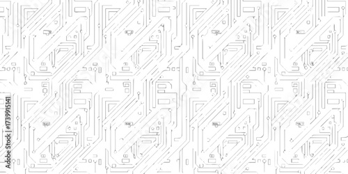 editable pcb circuit board vector seamless pattern ai eps for tech backgrounds and motherboard illustrations