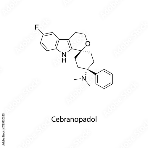 Casokefamide molecular structure, experimental opioid peptide analgesic compound derived from casein, clean scientific vector diagram, flat skeletal chemical formula isolated 