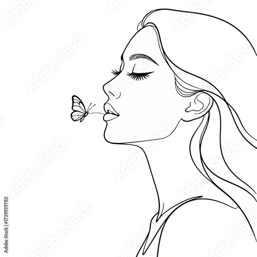 girl with long hair
