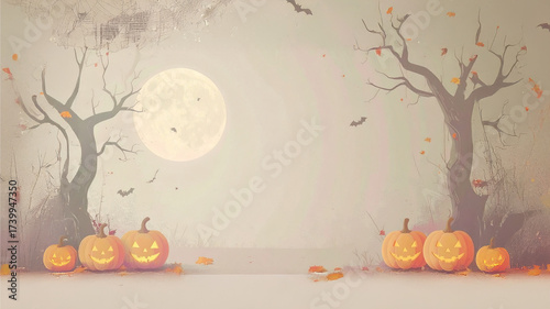 A Whimsical Touch of Spook: Minimalist Halloween ola Banners and vintage Invitations for the Perfect Festive Vibe