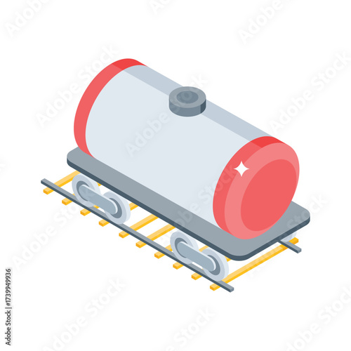 Have a look at this amazing icon of fuel tank in modern style