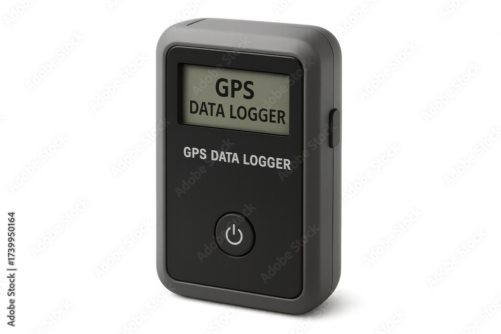Fototapeta premium Gps data logger device tracking location information