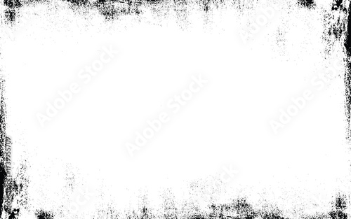 black stroke grunge border frame empty background picture template. 