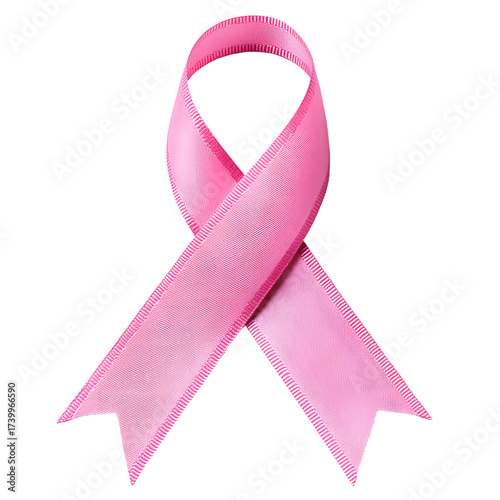 Pink Ribbon Breast Cancer Support Symbol for Health Care and Awareness