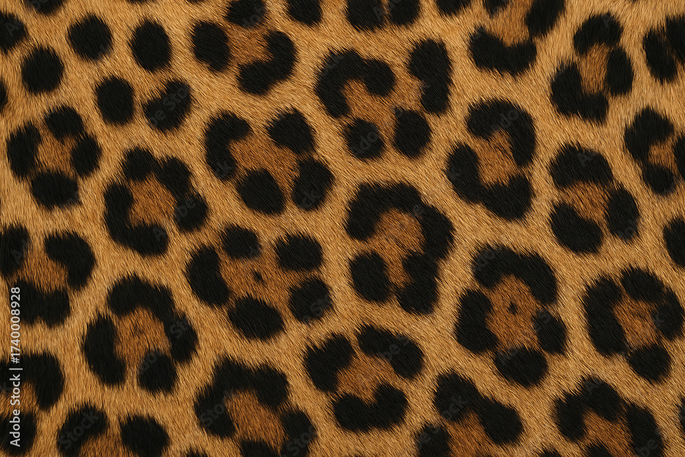 Fototapeta premium Leopard animal skin fur pattern