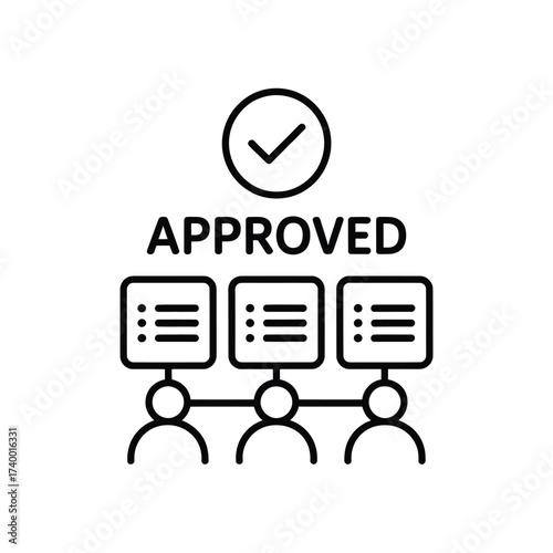 Approved list or checklist with team members