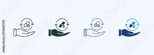 Dosage Optimization Multiple Style Icon Collection