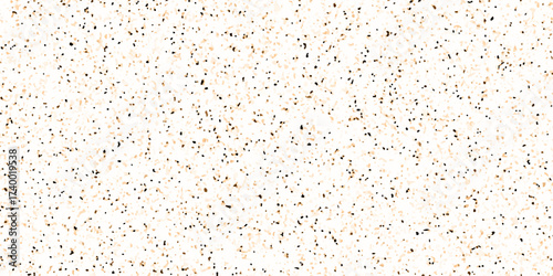 Terrazzo flooring texture polished stone and grain noise pattern old surface marble for background. brown and white paper and marble texture. quartz surface for bathroom or kitchen countertop.