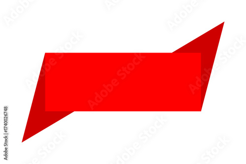 Free Download Red Geometric Banner Design Modern Abstract Shape for Text - GFXLoad